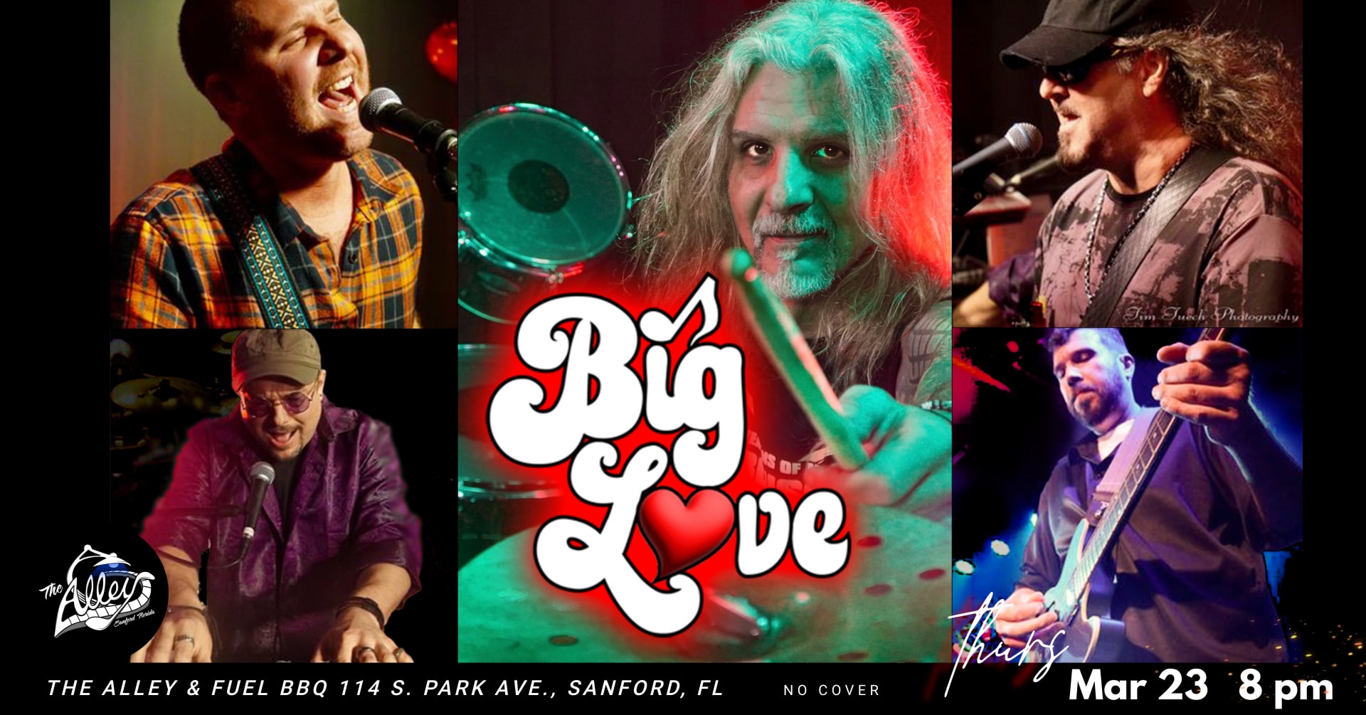BIG LOVE | Live Music at The Alley & Fuel BBQ in Sanford